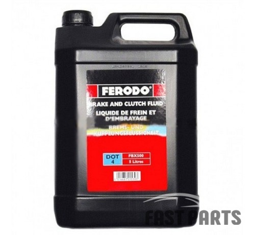 Тормозная жидкость FERODO DOT 4 FBX500A (5L)